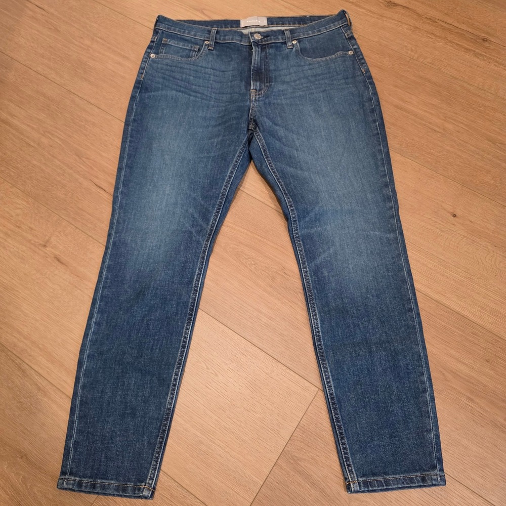 Everlane Performance 5-Pocket Slim Jeans Medium Wash Blue 32 Regular